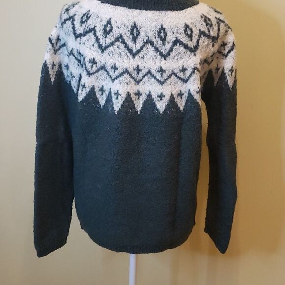 SONOMA xl sweater. Teal/white - Picture 3 of 9